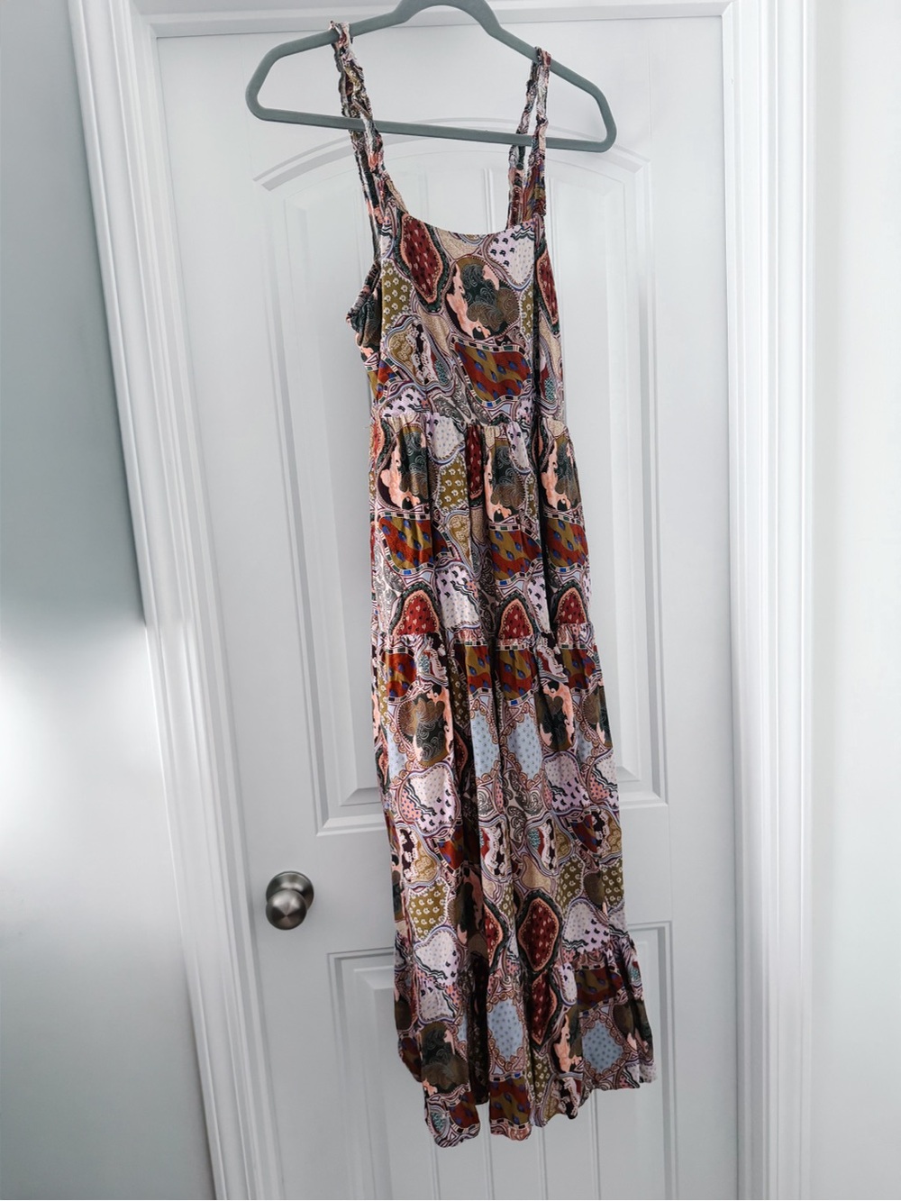 Boho Patterned Maxi Dress